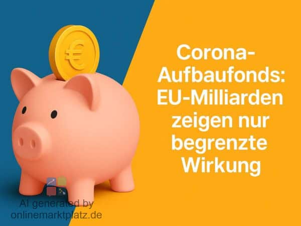 Corona-Aufbaufonds: EU-Milliarden zeigen nur begrenzte Wirkung