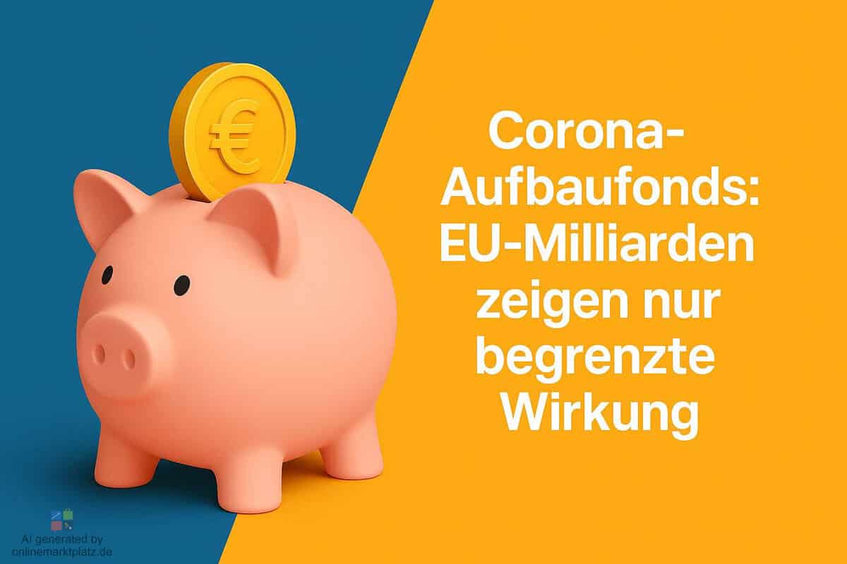 Corona-Aufbaufonds: EU-Milliarden zeigen nur begrenzte Wirkung