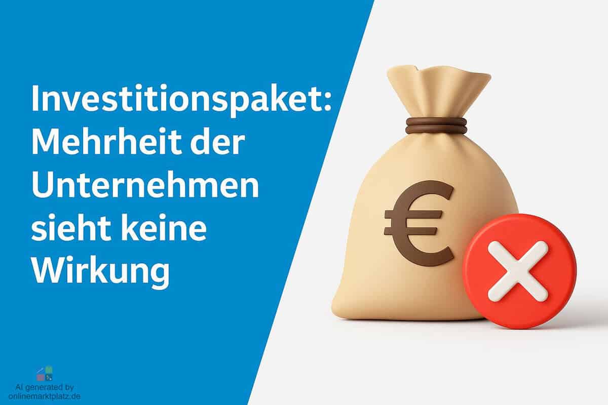 Investitionspaket der Bundesregierung entfaltet kaum Wirkung