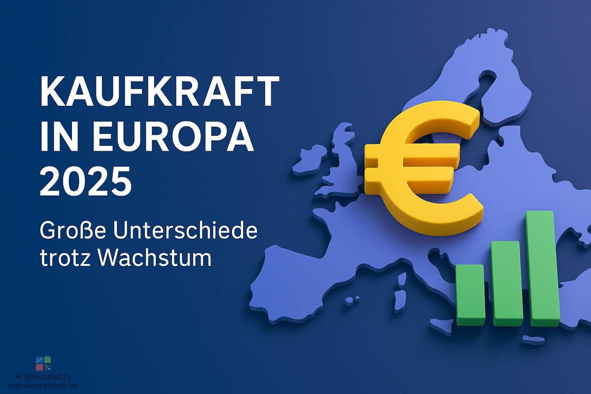 Kaufkraft in Europa 2025: Große Unterschiede trotz Wachstum
