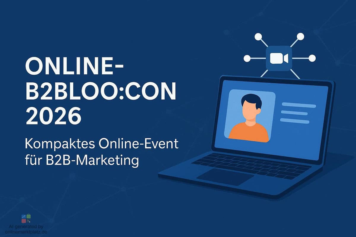 Online-B2BLOO:CON 2026 – Kompaktes Online-Event für B2B-Marketing