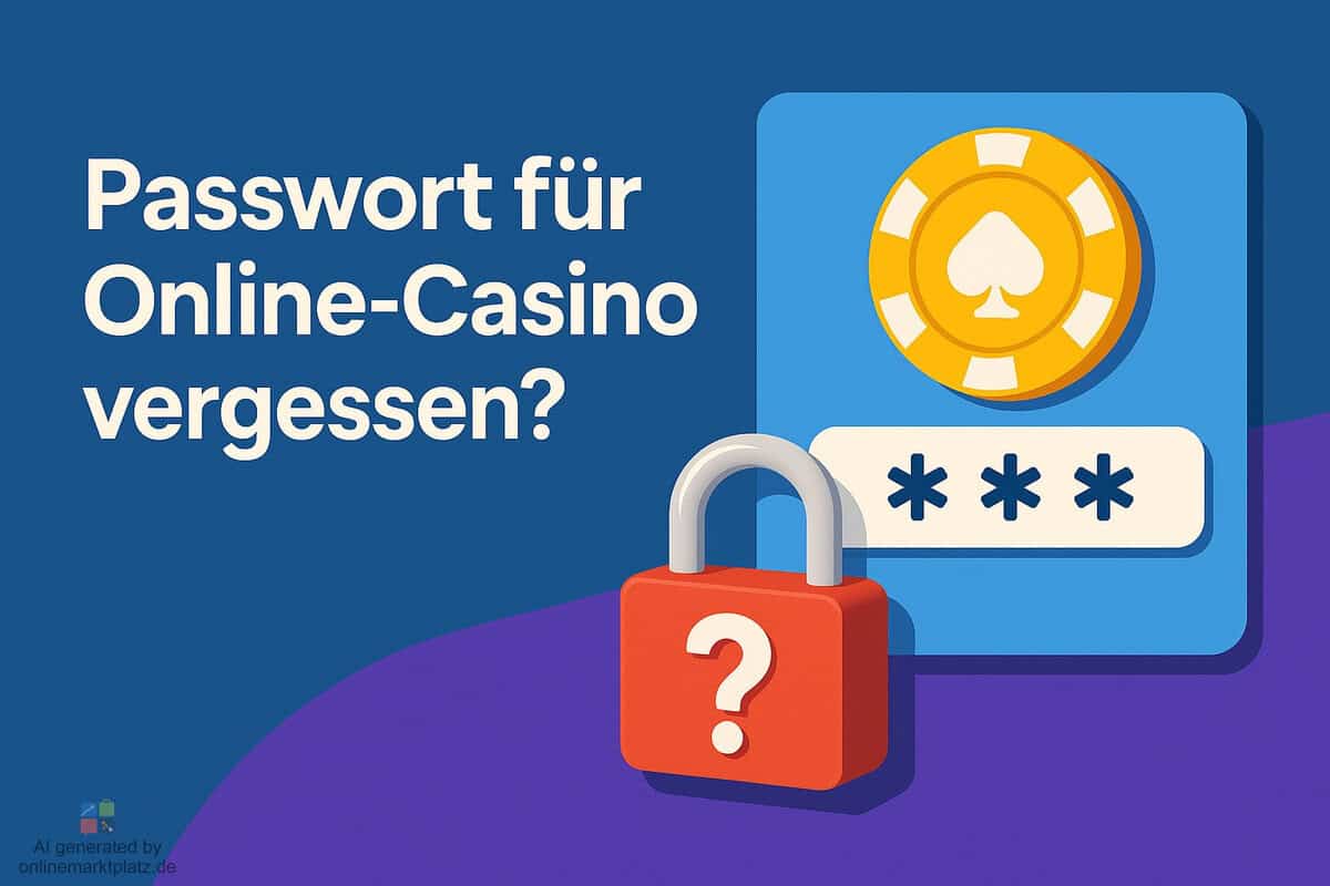 Passwort während Online Casino vergessen? So sichern Casinos den Kontozugriff bei der Wiederherstellung