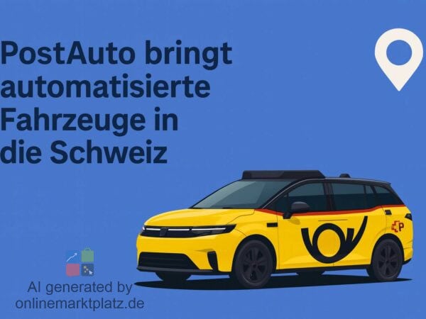 PostAuto AmiGo startet in der Schweiz mit automatisierten Fahrzeugen