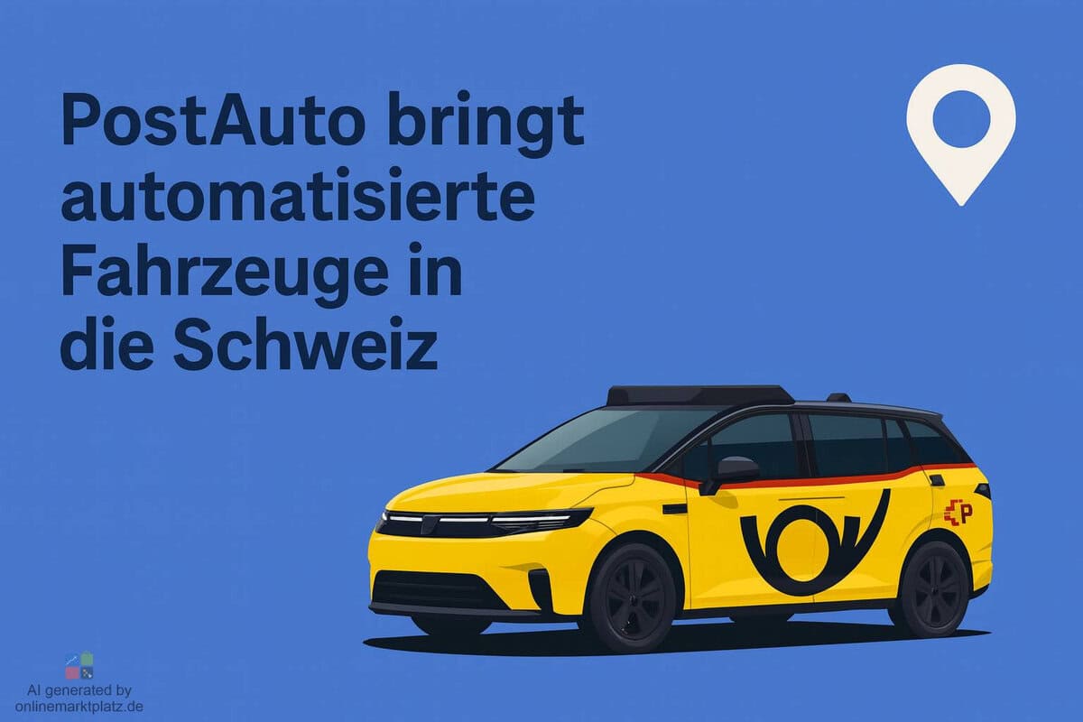 PostAuto AmiGo startet in der Schweiz mit automatisierten Fahrzeugen