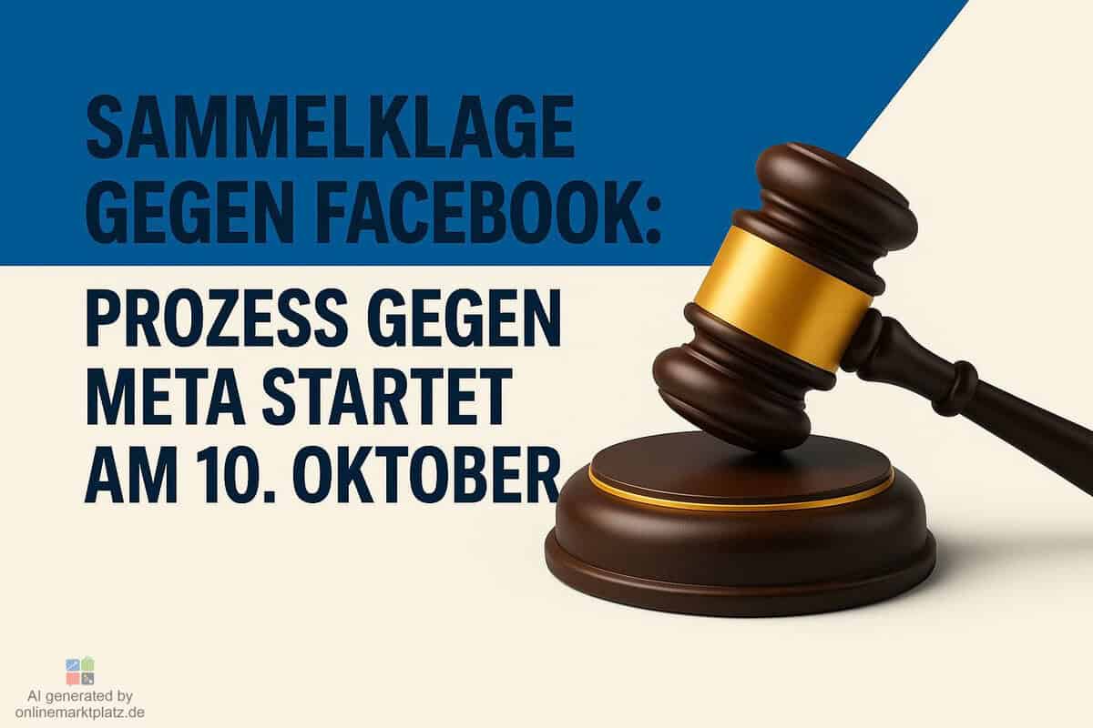 Sammelklage gegen Facebook: Prozess gegen Meta startet am 10. Oktober