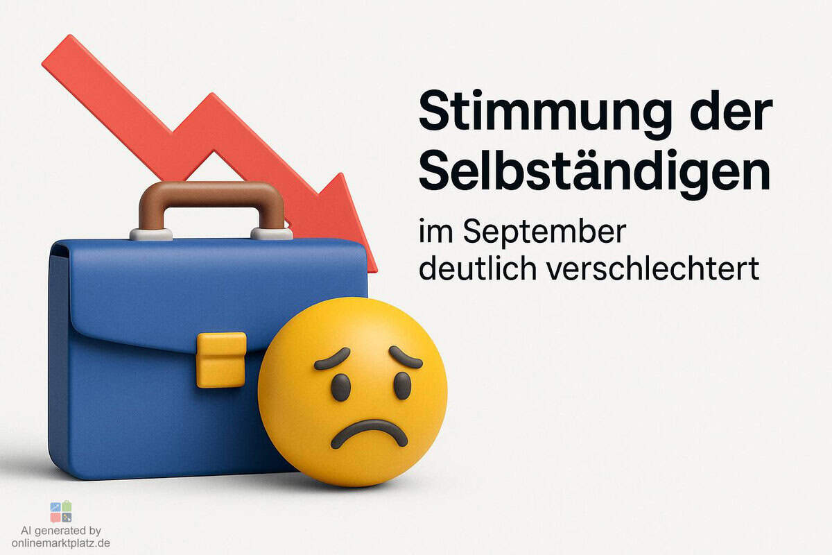 Stimmung der Selbständigen fällt im September deutlich ab