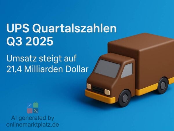 UPS Quartalszahlen Q3 2025: Umsatz steigt auf 21,4 Milliarden Dollar