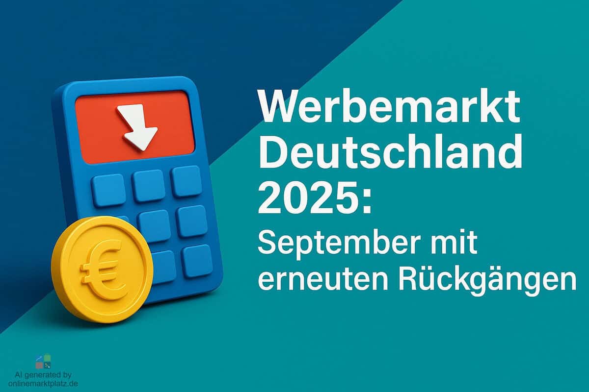 Werbemarkt Deutschland 2025: Rückläufiger September