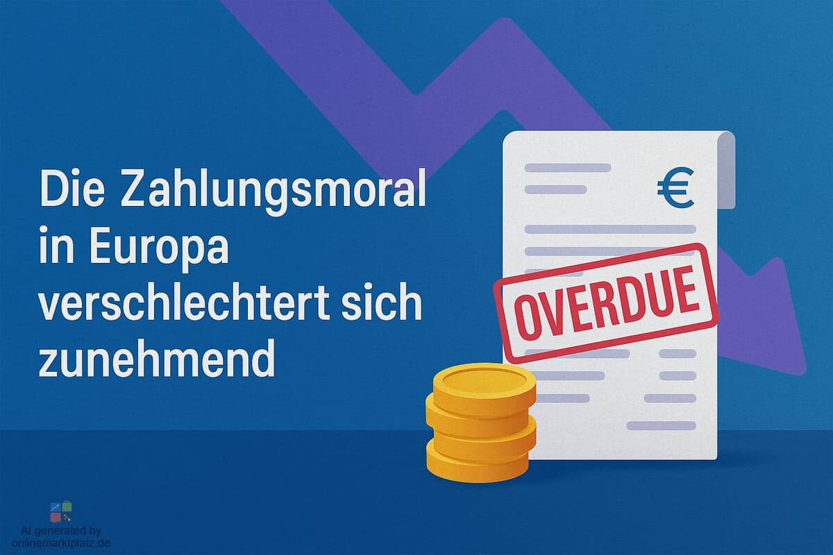 Zahlungsmoral in Europa 2025: Jede vierte Rechnung wird verspätet bezahlt