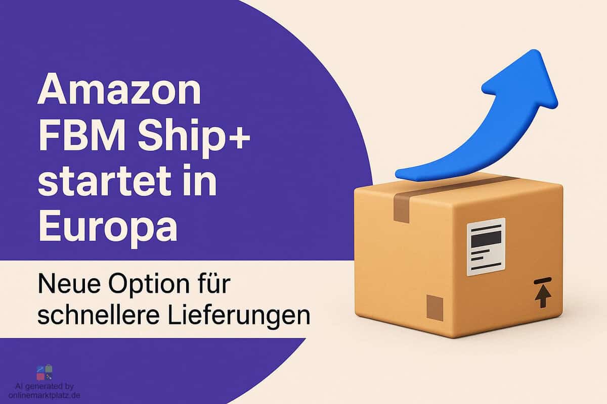 Amazon FBM Ship+ startet in Europa: Neue Option für schnellere Lieferungen