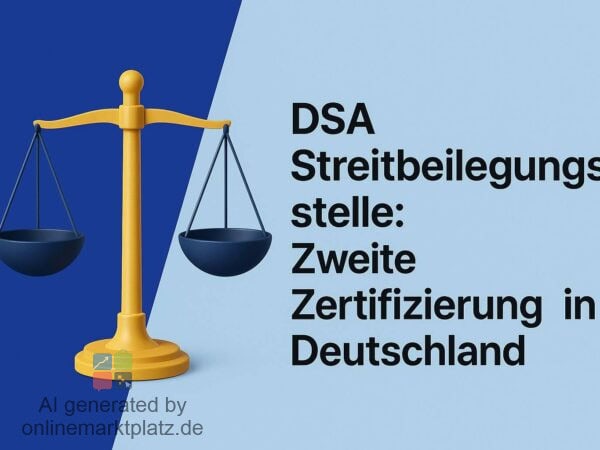 DSA Streitbeilegungsstelle: Zweite Zertifizierung in Deutschland