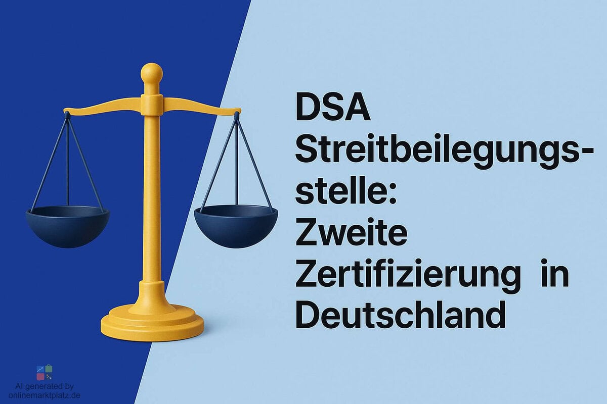 DSA Streitbeilegungsstelle: Zweite Zertifizierung in Deutschland