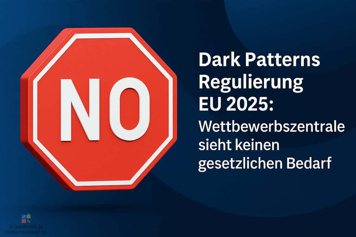 Dark Patterns Regulierung EU 2025: Wettbewerbszentrale sieht keinen gesetzlichen Bedarf