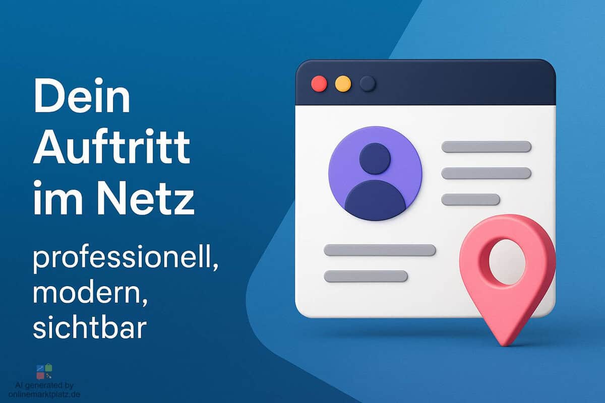 Dein Auftritt im Netz - professionell, modern, sichtbar