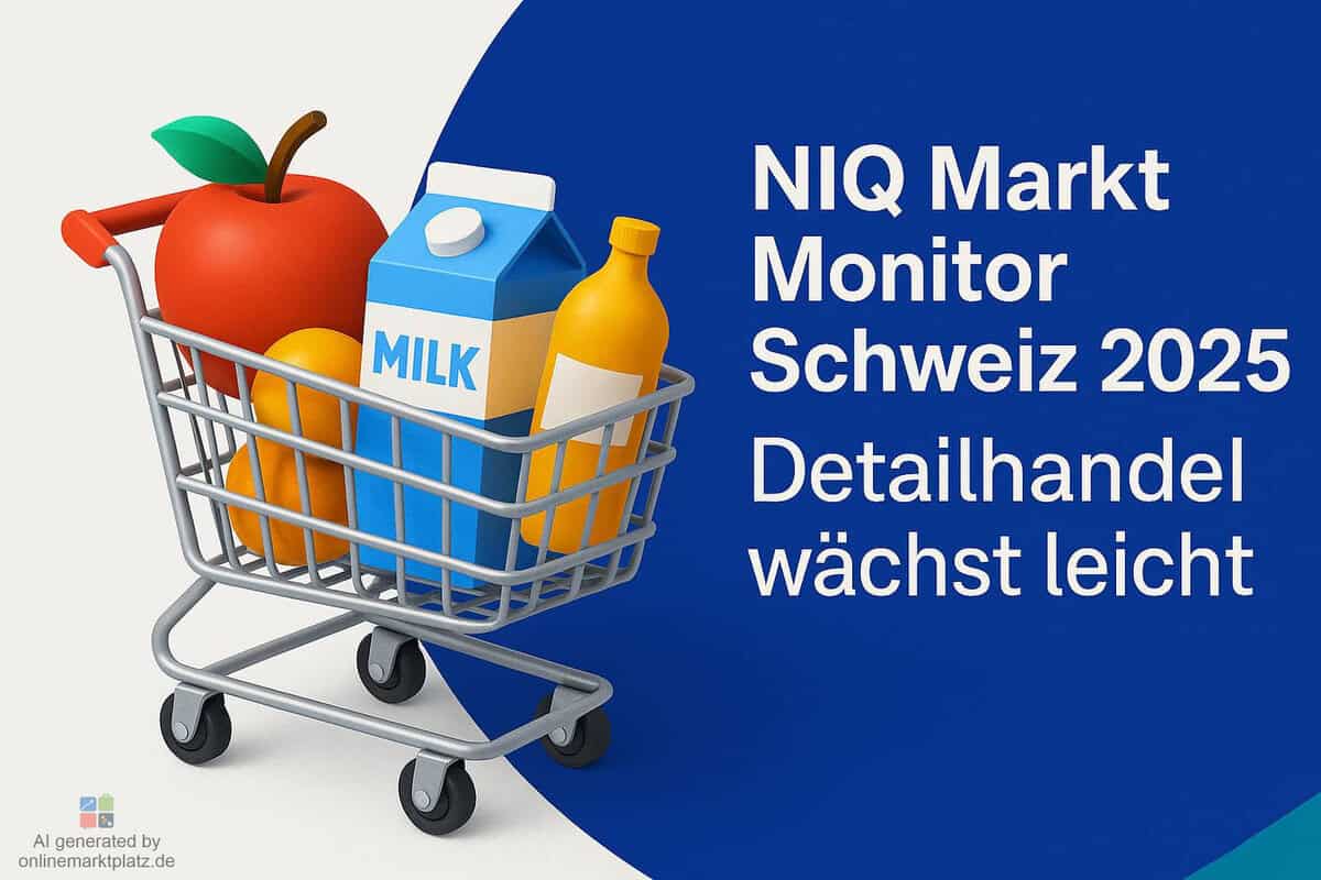 NIQ Markt Monitor Schweiz 2025: Detailhandel wächst leicht