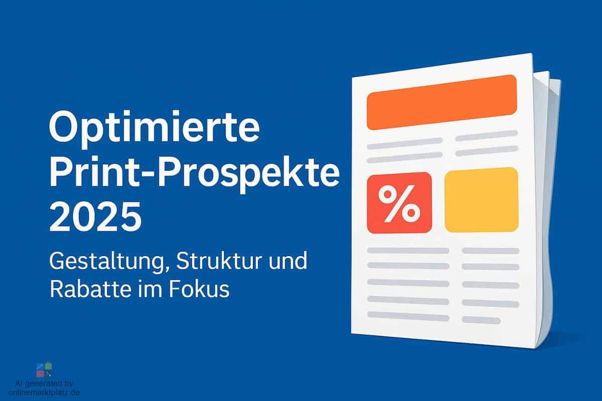 Optimierte Print-Prospekte 2025: Gestaltung, Struktur und Rabatte im Fokus