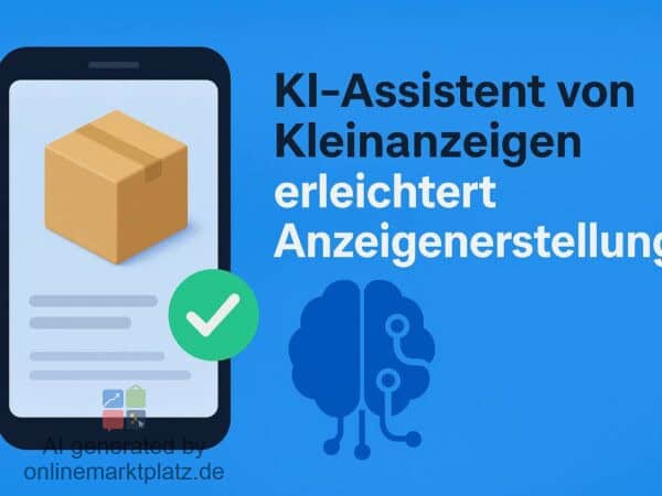 Vom Foto zum Verkauf: KI-Assistent von Kleinanzeigen erleichtert Anzeigenerstellung