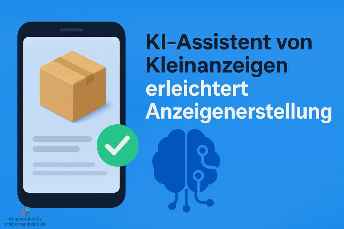 Vom Foto zum Verkauf: KI-Assistent von Kleinanzeigen erleichtert Anzeigenerstellung