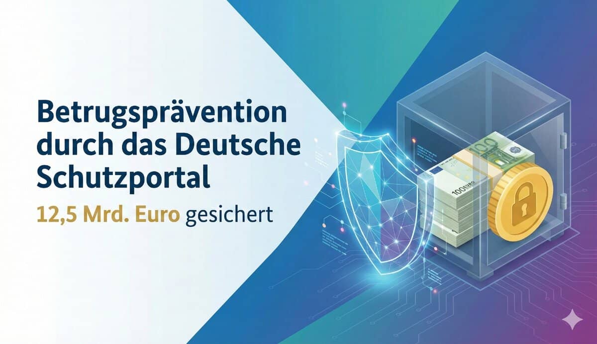 Betrugsprävention durch das Deutsche Schutzportal: 12,5 Mrd. Euro gesichert