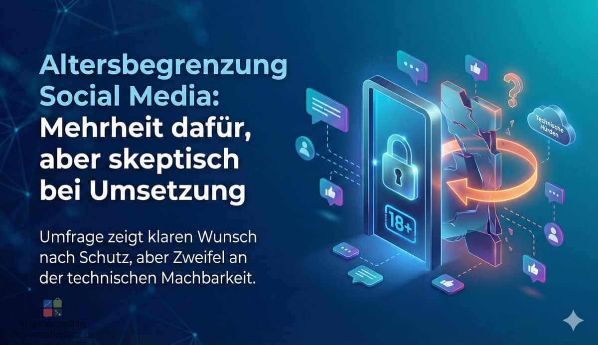 Altersbegrenzung für Social Media: Mehrheit dafür, aber skeptisch bei Umsetzung