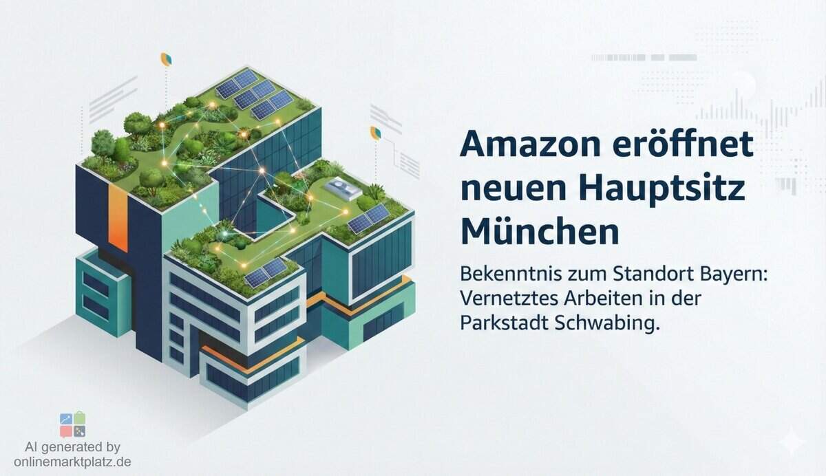 Amazon eröffnet neuen Hauptsitz München: Zentrale Bündelung der Corporate Teams in der Parkstadt Schwabing