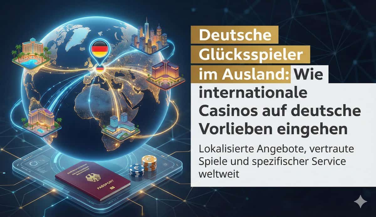 Deutsche Glücksspieler im Ausland: Wie internationale Casinos auf deutsche Vorlieben eingehen