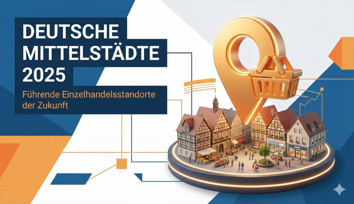 Deutsche Mittelstädte behaupten sich 2025 als führende Einzelhandelsstandorte