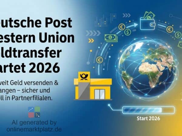 Deutsche Post Western Union Geldtransfer startet 2026: Weltweiter Bargeldversand in Partnerfilialen