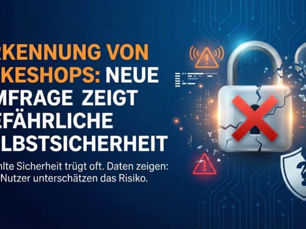 Erkennung von Fakeshops: Neue Umfrage zeigt gefährliche Selbstsicherheit