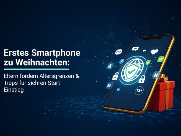 Erstes Smartphone zu Weihnachten: Eltern fordern Altersgrenzen und erhalten Tipps für den sicheren Einstieg