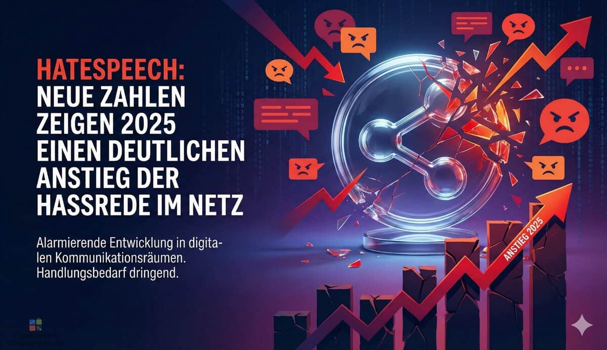Hatespeech: Neue Zahlen zeigen 2025 einen deutlichen Anstieg der Hassrede im Netz