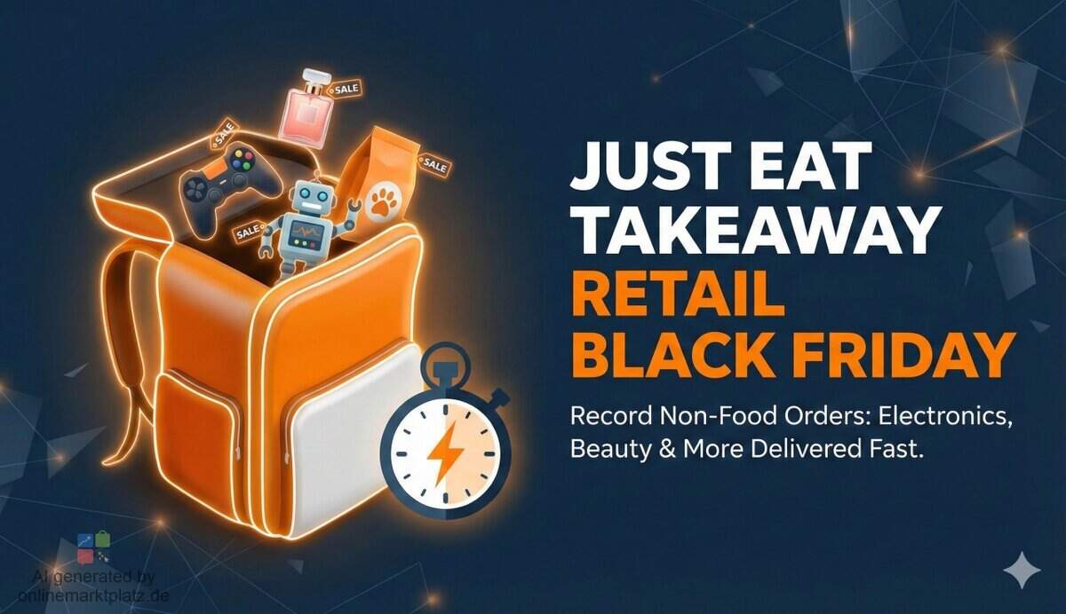 Just Eat Takeaway Retail Black Friday: Lieferdienst meldet Rekordmonat im Non-Food-Segment