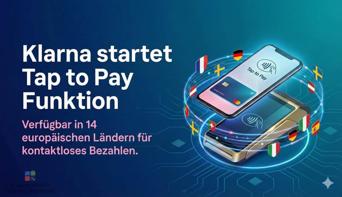Klarna weitet Geschäftsmodell auf den stationären Handel aus: Einführung der Tap to Pay Funktion in Europa