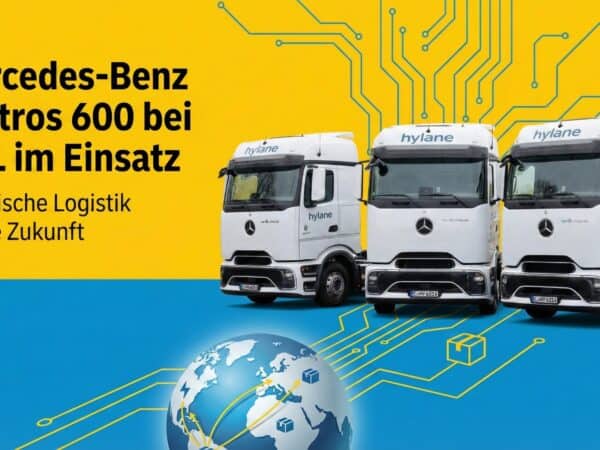 Mercedes-Benz eActros 600 bei DHL im Einsatz