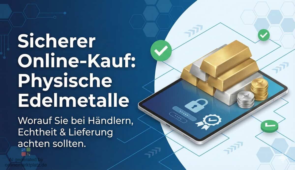 Was Sie beim Online-Kauf von physischen Edelmetallen (Anlagen) beachten sollten