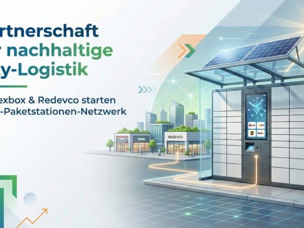 myflexbox und Redevco Partnerschaft: Solar-Paketstationen an vier Standorten gestartet