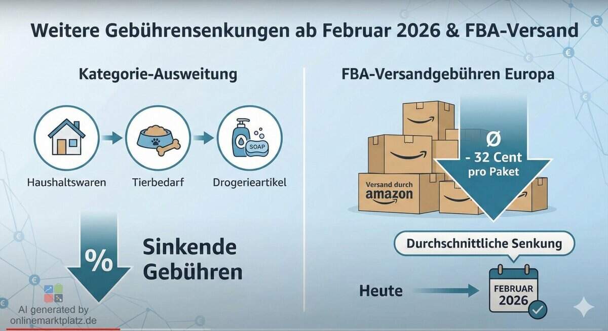 Amazon Gebührensenkung 2026