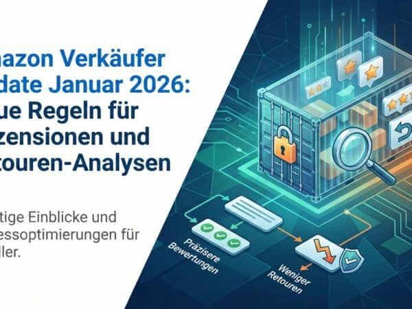 Amazon Verkäufer Update Januar 2026: Neue Regeln für Rezensionen und Retouren-Analysen