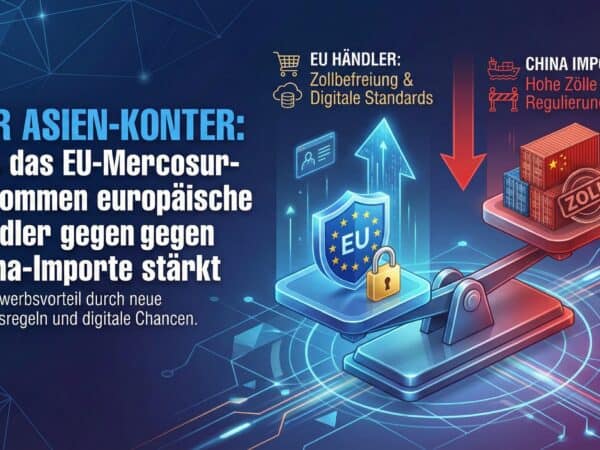 Der Asien-Konter: Wie das EU-Mercosur Abkommen europäische Händler gegen China-Importe stärkt