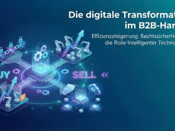 Die digitale Transformation im B2B-Handel: Effizienzsteigerung, Rechtssicherheit und die Rolle intelligenter Technologien