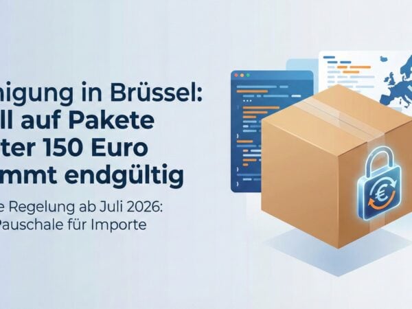 Einigung in Brüssel: Zoll auf kleine Pakete unter 150 Euro kommt endgültig
