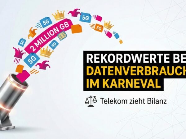 Rekordwerte beim Datenverbrauch im Karneval: Telekom zieht Bilanz