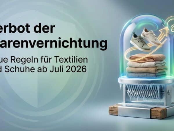 Verbot der Warenvernichtung: Neue Regeln für Textilien und Schuhe ab Juli 2026