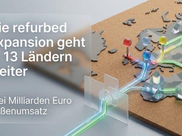 Drei Milliarden Euro Außenumsatz: Die refurbed Expansion geht in 13 Ländern weiter