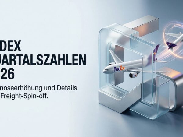 FedEx Quartalszahlen 2026: Prognoseerhöhung und Details zum Freight-Spin-off