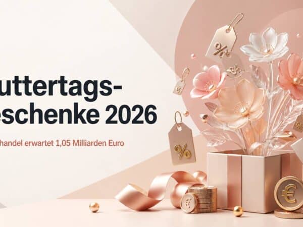 Muttertagsgeschenke 2026: Einzelhandel erwartet 1,05 Milliarden Euro