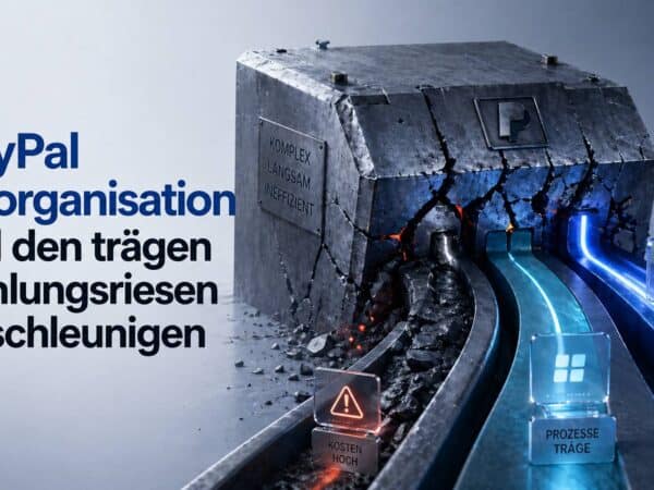 PayPal Reorganisation soll den trägen Zahlungsriesen beschleunigen
