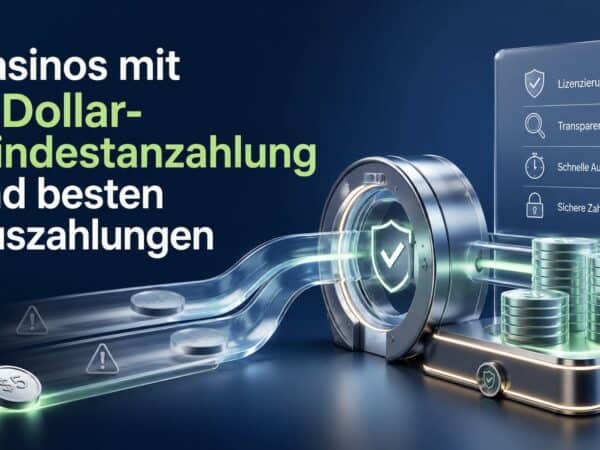 Casinos mit 5-Dollar-Mindestanzahlung und besten Auszahlungen