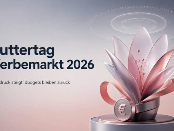 Muttertag Werbemarkt 2026: Werbedruck steigt, Budgets bleiben zurück
