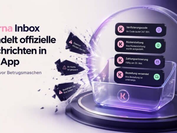 Klarna Inbox bündelt offizielle Nachrichten in der App